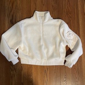 Alo Yoga Micro Sherpa Solstice Coverup Small